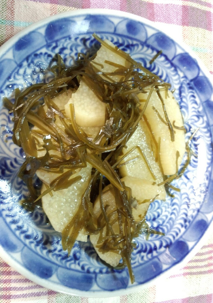 長いもときりこんぶの煮物-レシピのメイン写真