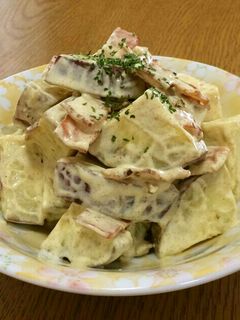 さつまいもとベーコンのカレーサラダ-レシピのメイン写真