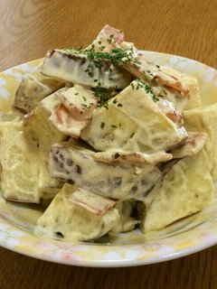さつまいもとベーコンのカレーサラダ-レシピのメイン写真