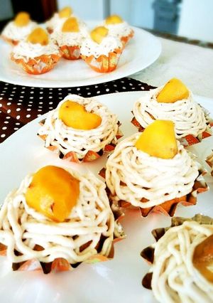 HM☆カップケーキdeモンブラン♪-レシピのメイン写真
