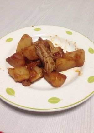 サラダチキンで!ポテト炒め-レシピのメイン写真