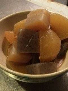 こんにゃくと蕪をコンソメ味噌味で炊いたん-レシピのメイン写真