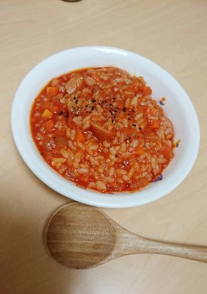 家にあるもので☆簡単トマトリゾット-レシピのメイン写真