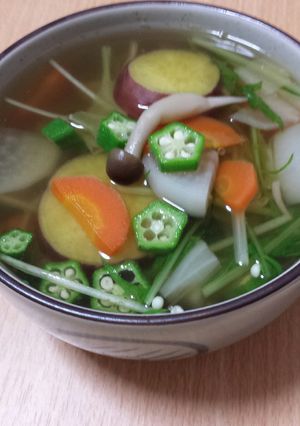 野菜たっぷり和風スープ-レシピのメイン写真