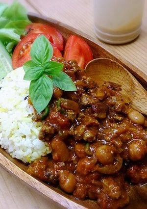 汗が吹き出る！簡単チリコンカンライス♪-レシピのメイン写真