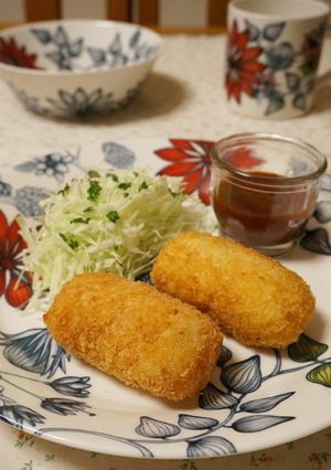 洋食屋さんの蟹クリームコロッケ-レシピのメイン写真