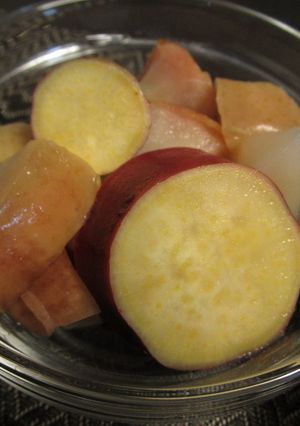 さつまいもとりんごの煮物-レシピのメイン写真
