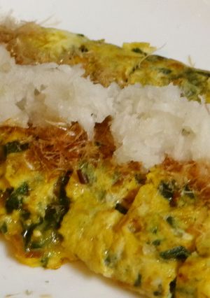 青ネギ味噌の卵焼き-レシピのメイン写真
