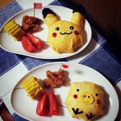 รูปของ デコ☆キャラオムライス