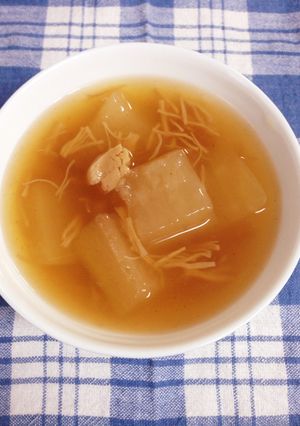 冬瓜と帆立のあんかけスープ♫-レシピのメイン写真