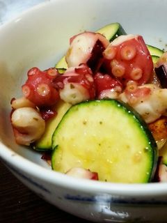 タコとズッキーニの簡単炒め-レシピのメイン写真