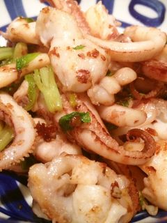 いかとセロリの炒めもの-レシピのメイン写真