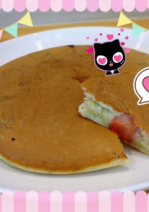 朝からハッピーベリーミックスホットケーキ-レシピのメイン写真