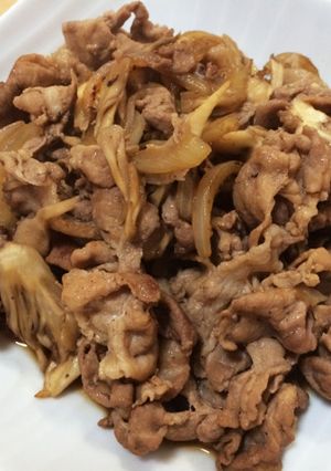 簡単☆豚肉と舞茸のポン酢炒め-レシピのメイン写真