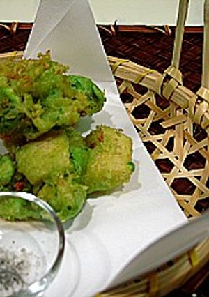 アボカドとチーズのグリーンかき揚げ。-レシピのメイン写真