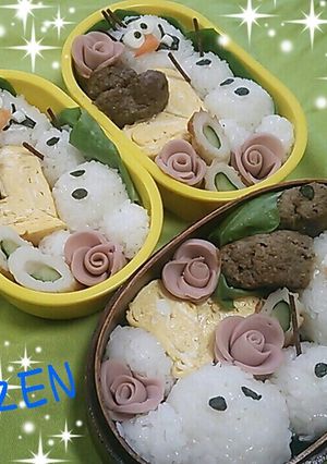 キャラ弁♪オラフ-レシピのメイン写真