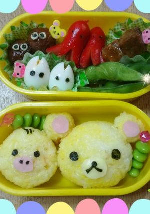 リラックマキャラ弁-レシピのメイン写真