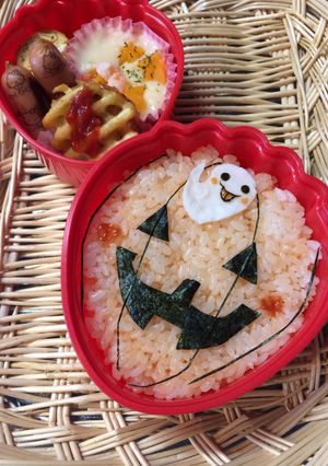 簡単！詰めるだけハロウィン☆キャラ弁-レシピのメイン写真