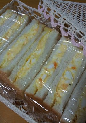 子供の朝ごはん☆シンプル玉子サンド☆-レシピのメイン写真