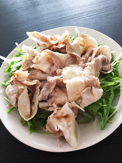 水菜と玉ねぎの冷しゃぶサラダ-レシピのメイン写真