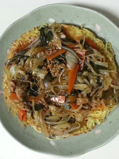 ☆楽ちん☆『かた焼きそば』-レシピのメイン写真