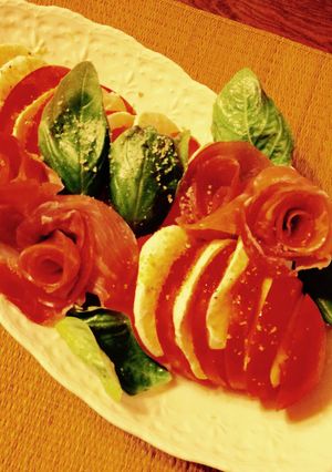 薔薇のカプレーゼ-レシピのメイン写真