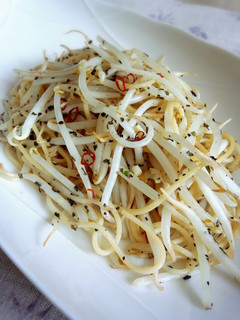 もやしinペペロンチーノ風パスタ-レシピのメイン写真