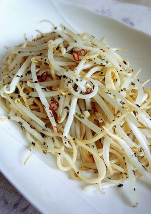 もやしinペペロンチーノ風パスタ-レシピのメイン写真