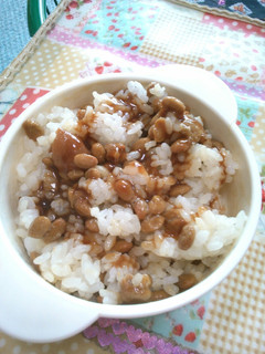 納豆梅ソースご飯-レシピのメイン写真