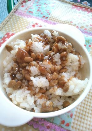納豆梅ソースご飯-レシピのメイン写真