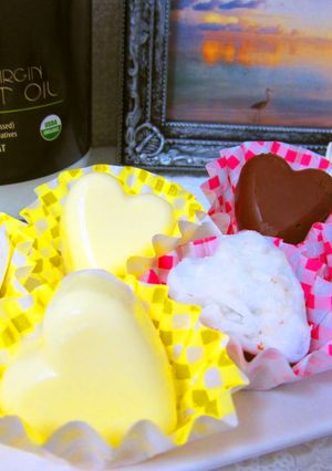 ココナッツオイルdeハートチョコ☆-レシピのメイン写真