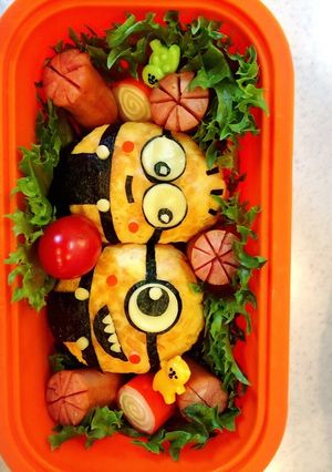 怪盗グルー☆ミニオン♪キャラ弁-レシピのメイン写真