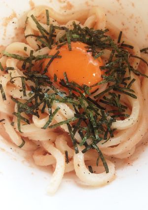たらこ月見うどん-レシピのメイン写真