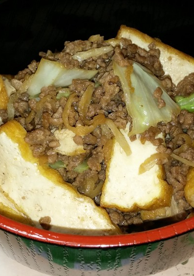 簡単☆厚揚げと切干し大根とひき肉の和風煮-レシピのメイン写真