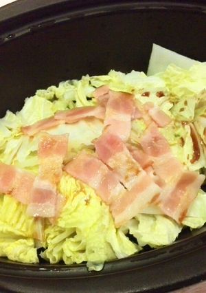 白菜とベーコン☆蒸すだけで美味しい♪-レシピのメイン写真