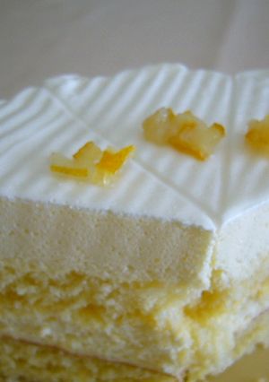 初夏にさっぱりと♪レモンムースのケーキ-レシピのメイン写真