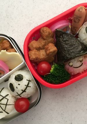 ハロウィン　魔女＆ジャックお弁当-レシピのメイン写真