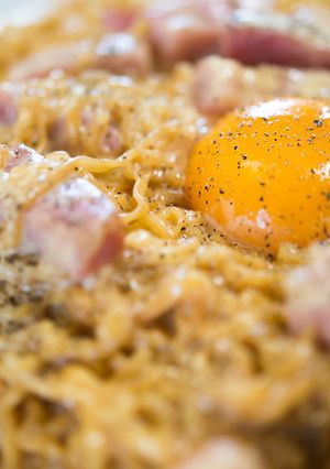 チキンラーメン本格カルボナーラ-レシピのメイン写真