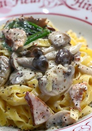スモークサーモンのクリームパスタ♪-レシピのメイン写真