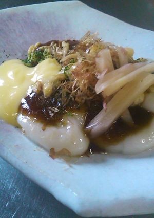 温かい白玉だんご　たこ焼き風味-レシピのメイン写真