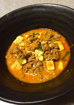 疲労回復パワー！濃厚坦々スープかけごはん-レシピのメイン写真