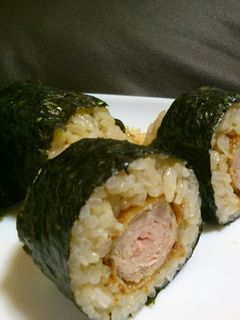 タレカツ風 トンカツおにぎり-レシピのメイン写真