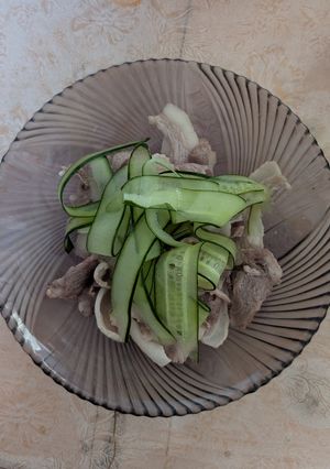 簡単★きゅうりと豚こま肉の冷しゃぶサラダ-レシピのメイン写真