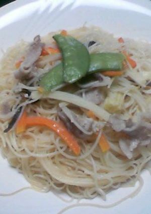 電子レンジでおいしいビーフン♪-レシピのメイン写真
