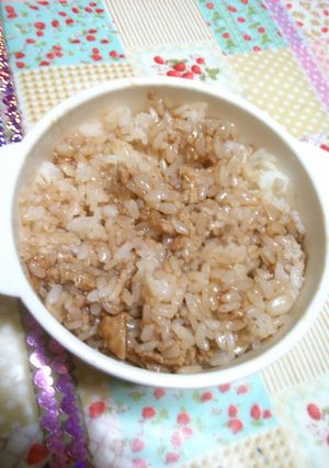 ハンバーグソースご飯-レシピのメイン写真