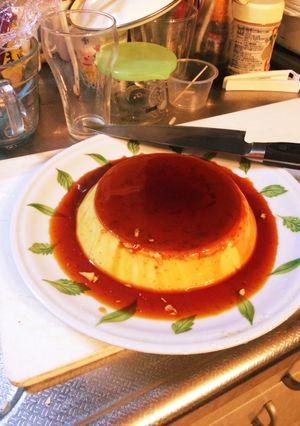 バニラアイスで作る！ジャンボプリン-レシピのメイン写真