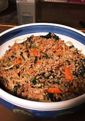 ★ご飯が進むひき肉野菜炒め★-レシピのメイン写真