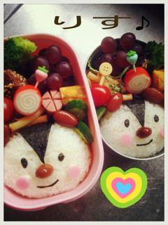 キャラ弁 りすサン♪-レシピのメイン写真