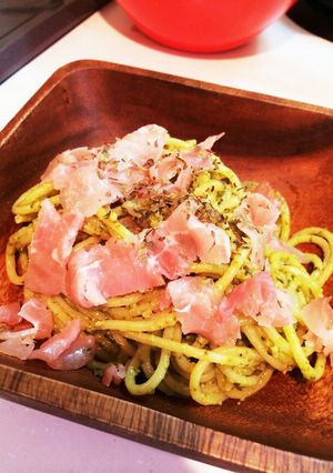 バジル香る 〜生ハムのジェノベーゼ〜-レシピのメイン写真