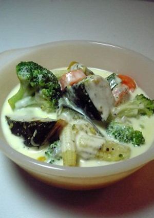 温野菜のゴルゴンゾーラソース-レシピのメイン写真
